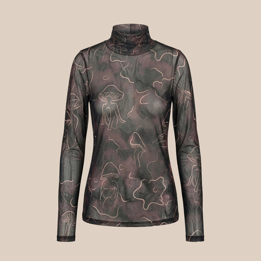 Camisa Manga Larga Mesh Simbiosis