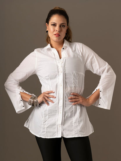Camisa Boho Blanca
