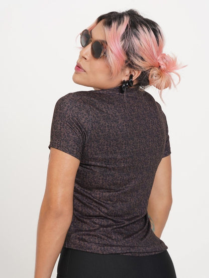 Camiseta Cuello Redondo Felina