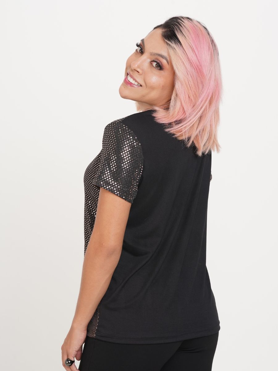 Camiseta Vira Oro Rosa