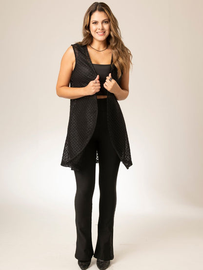 Chaleco Malla Negro