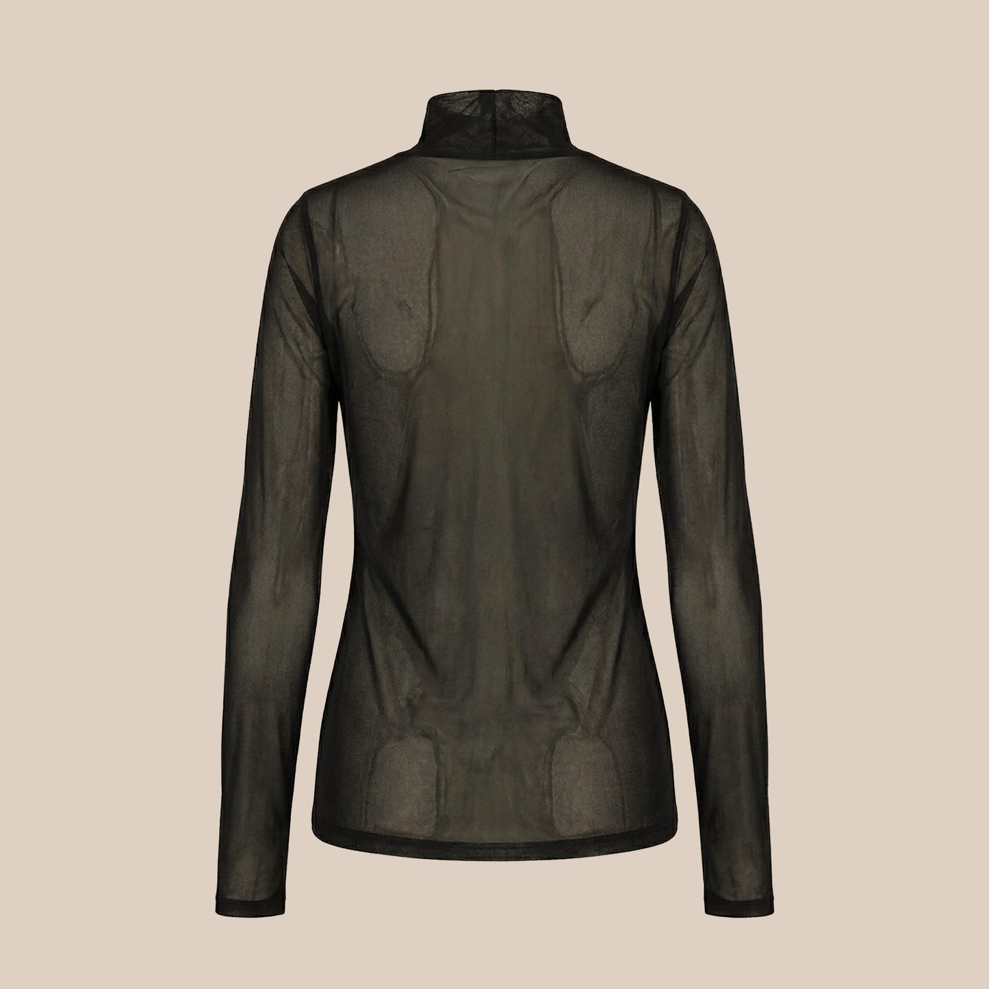 Camisa Manga Larga Mesh Sombra