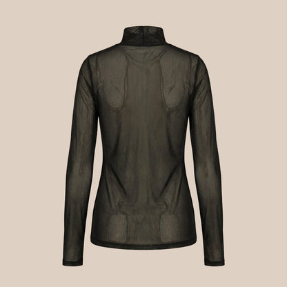 Camisa Manga Larga Mesh Sombra