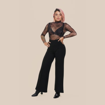 Pantalon Kutia Campana Negro