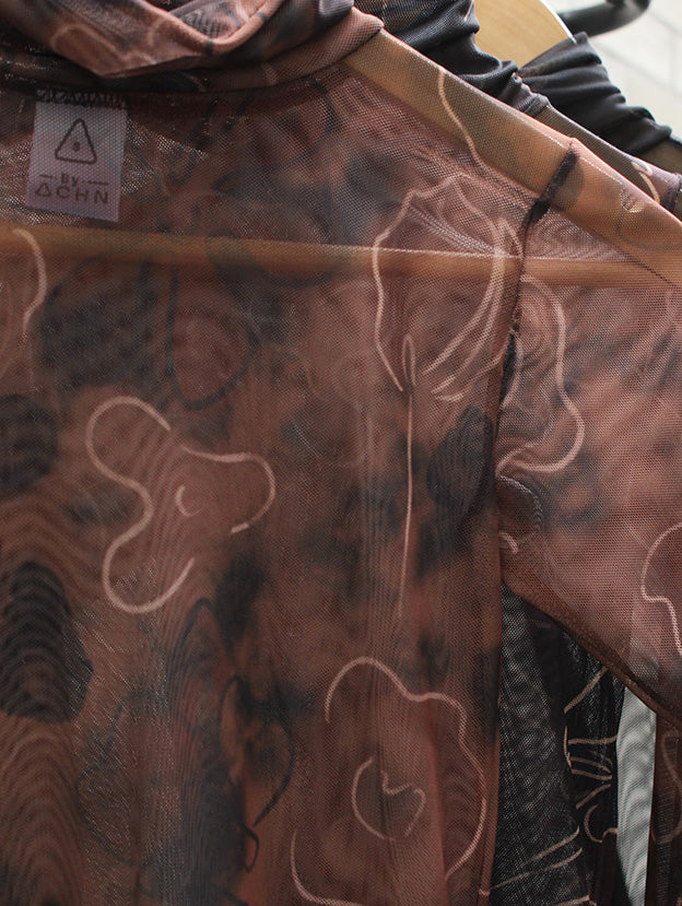 Camisa Manga Larga Mesh Eden